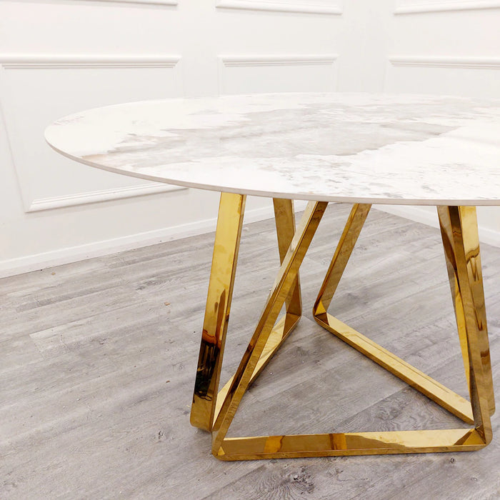 Nero 1.3 Round Dining Table with Sintered Stone Top