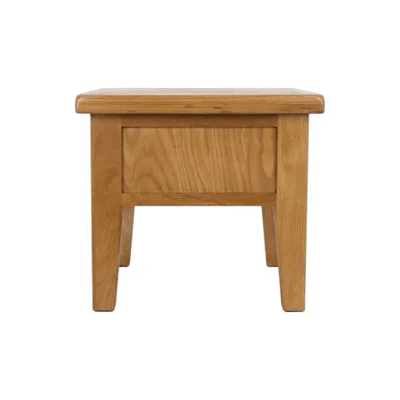 Torino solid oak lamp table