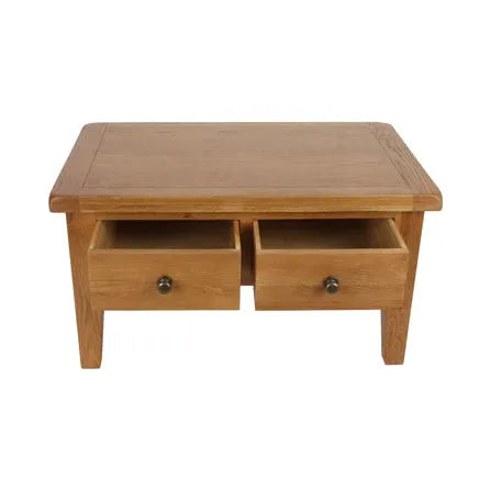 Torino solid oak coffee table