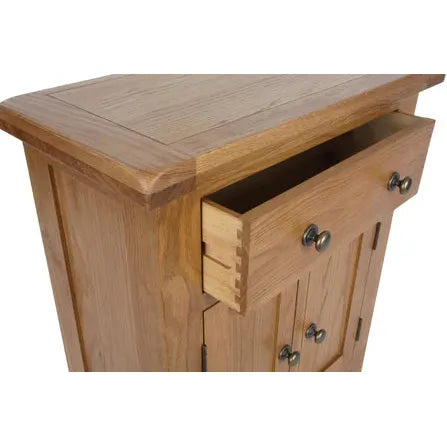 Torino solid oak mini sideboard