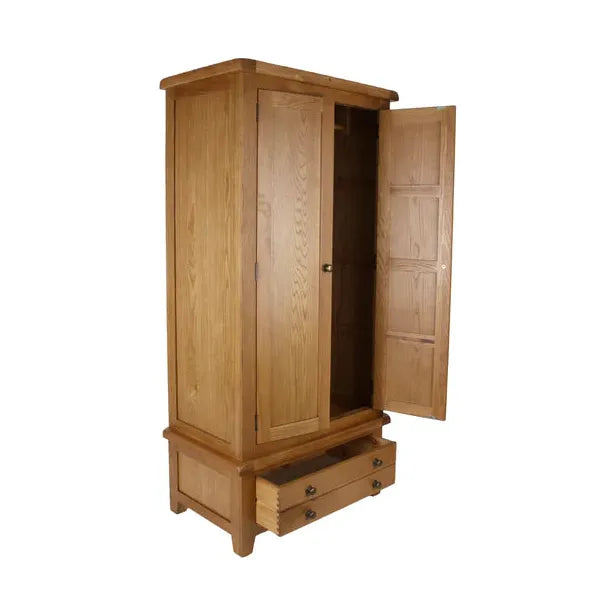 Torino oak furniture small wardrobe