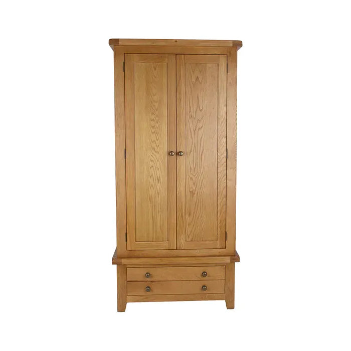 Torino oak furniture small wardrobe