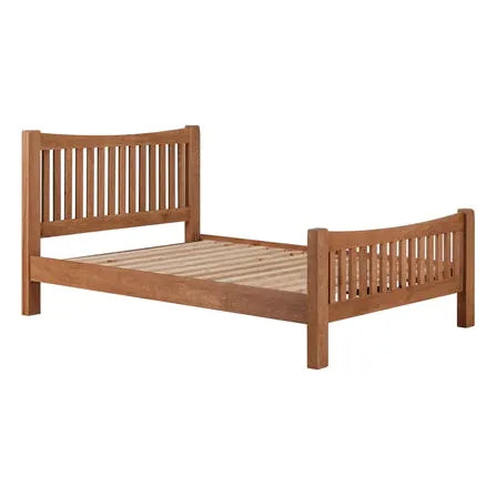 Torino solid oak 4"6' double bed