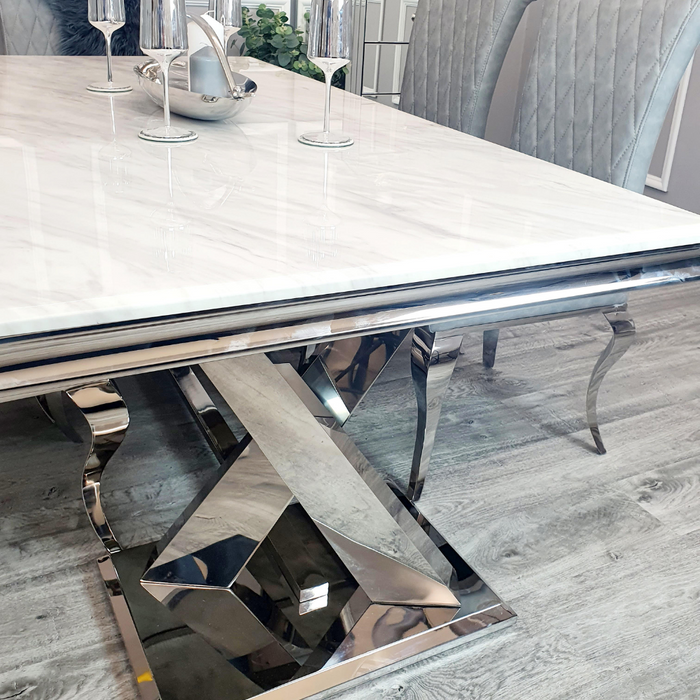 Xavia 1.8 Marble Dining Table