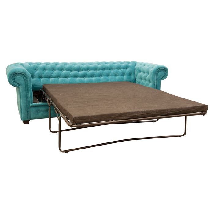 Grande Chesterfield Sofa Bed In Teal