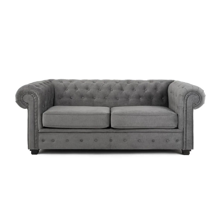 The Grande fold out metal action chesterfield sofa bed