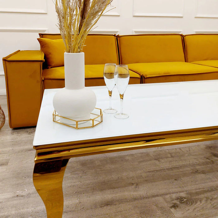 Gold Louis Coffee Table 130 cm X 70 cm