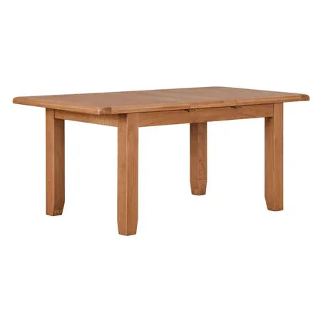 Torino solid oak extending 1.4m dining table