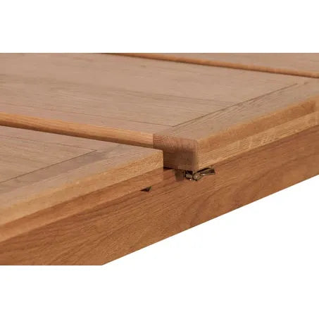 Torino 1.2m  solid oak extending dining table