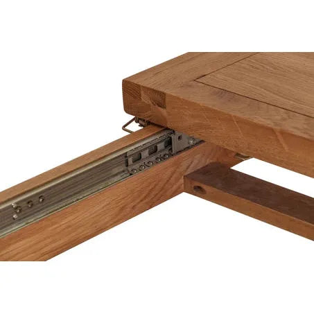 Torino solid oak extending 1.4m dining table